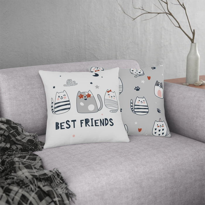 Chic Water-Resistant Floral Cushion Covers for Stylish Outdoor Comfort - Easy Care Zipper Closure