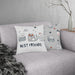 Chic Water-Resistant Floral Cushion Covers for Stylish Outdoor Comfort - Easy Care Zipper Closure