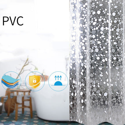 Bathroom Waterproof And Mildew-proof Thickened Shower Curtain 3D Showe
