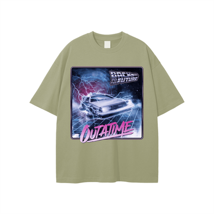 Streetwear Unisex Solid Color Loose Fit FOG T-Shirt