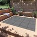 Chic Outdoor Chenille Rug for Elevated Outdoor Spaces