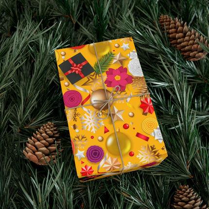 Exquisite 3D Luxury Christmas Gift Wrap Collection: Matte & Satin Options