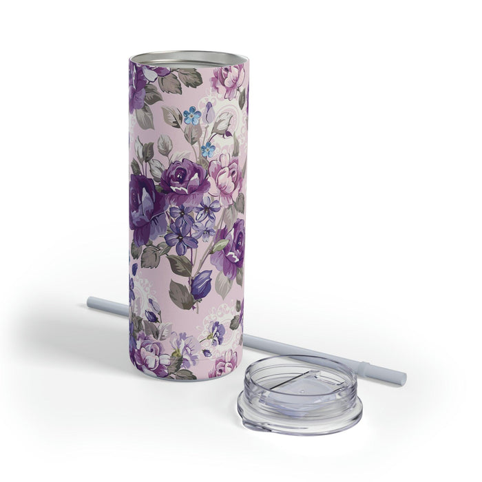 20oz Elegant Matte Stainless Steel Skinny Tumbler by Maars Maker - Sip in Luxury