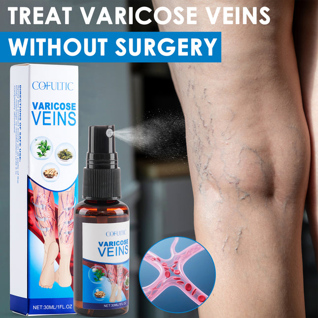 VeinCare 30ml Varicose Vein Spray - Promotes Blood Circulation & Comfo