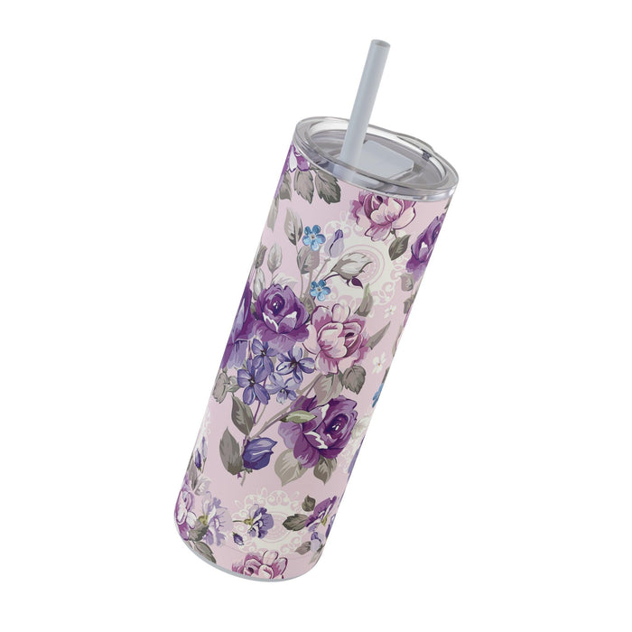 20oz Elegant Matte Stainless Steel Skinny Tumbler by Maars Maker - Sip in Luxury