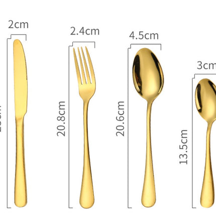 Peekaboo Studio 24-Piece High-End Tableware Set - Elegant Design & Dur