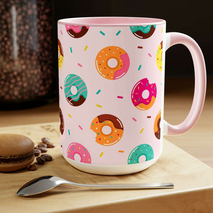 Sophisticated Two-Tone Ceramic Mug Collection - 15oz by Maison d'Elite