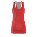 Red Polka Women's Cut & Sew Racerback Dress - Unleash Your Elegance