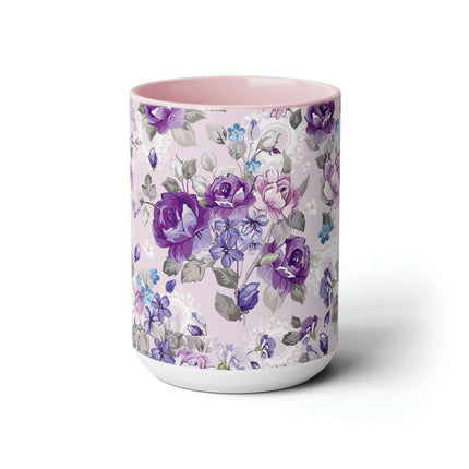 Elegant Duo: Maison Two-Tone Ceramic Coffee Cups