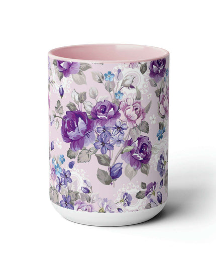 Elegant Duo: Maison Two-Tone Ceramic Coffee Cups