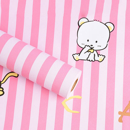 Self Adhesive Wallpaper PVC Cartoon Series Pastoral 45 Banana Stars Moon 10m