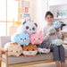 Charming Cartoon Long Pillow Set - Panda, Giraffe, Hamster, Dinosaur, and More!