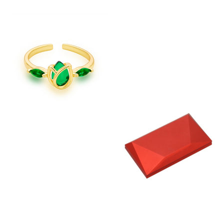 Rotating rose ring box