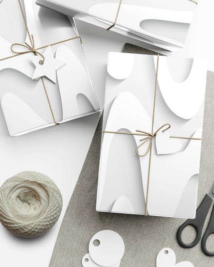 Personalized Sustainable 3D Christmas Gift Wrap - Custom Eco-Friendly Holiday Paper