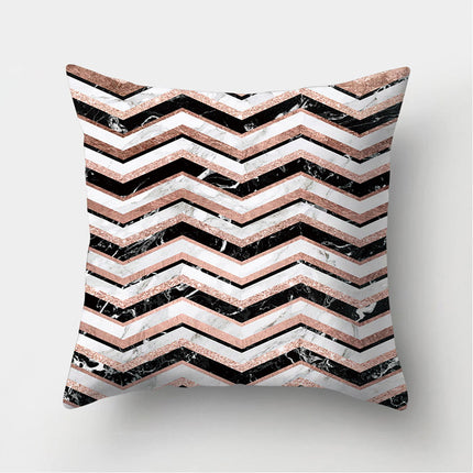 Leather Velvet Pillowcase Sofa Cushion Cover