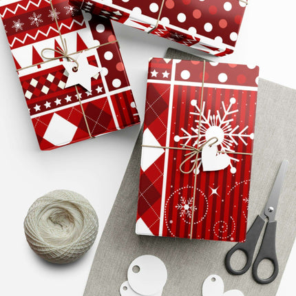 Elegant Customizable Christmas Gift Wrap - Premium Matte & Satin Finishes Made in the USA