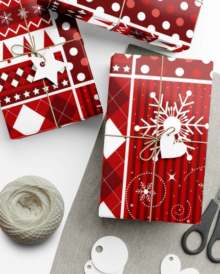Elegant Customizable Christmas Gift Wrap - Premium Matte & Satin Finishes Made in the USA