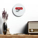 Valentine Penguin Acrylic Wall Clocks - Bright Designs, Easy Hanging Options, Various Sizes