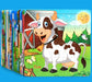 Montessori Interactive 3D Wooden Puzzle - Engaging Learning Toy for Young Adventurers