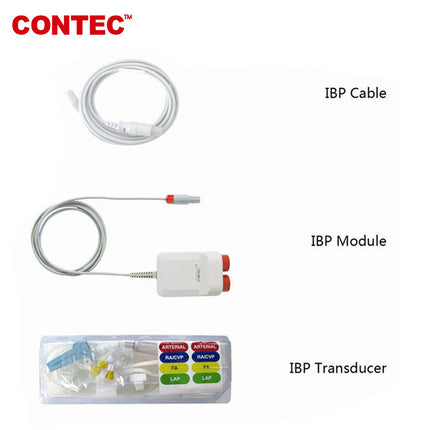 IBP Cable Sensor Invasive Blood Pressure Module For CONTEC Patient Monitor