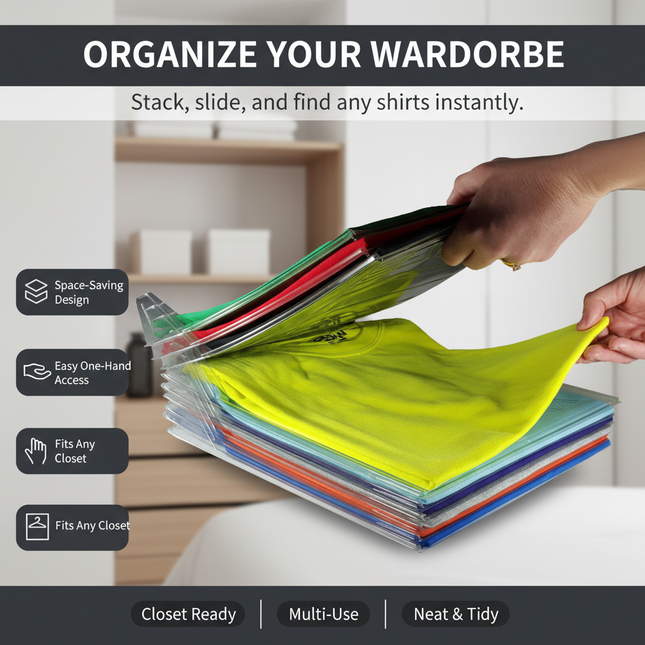 Peekaboo Studio Ezstax Fast Clothes Folding Board - Travel & Organizat
