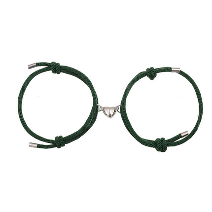 Peekaboo Studio Simple Nylon Love Magnetic Bracelet - Adjustable & Dur