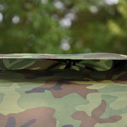 Double Camouflage Camping Tent With Steel Ground Nails And Insect Proof Mesh