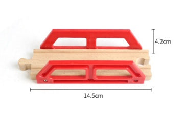 Wooden track accessories small train track toy