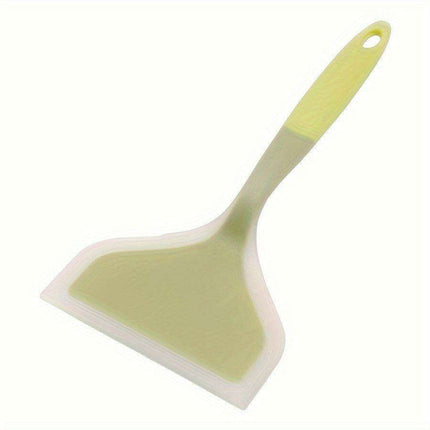 Chic Dual-Tone Silicone Turner - Non-Stick Kitchen Essential for Effortless Cooking and Baking