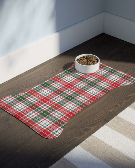 Customized Pet Dining Mats - Whimsical Bone and Fish Designs for Tidy Mealtimes