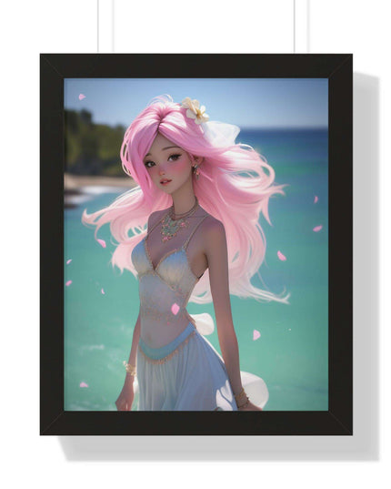 Eco-Conscious Mermaid Art Set with Sustainable Framing