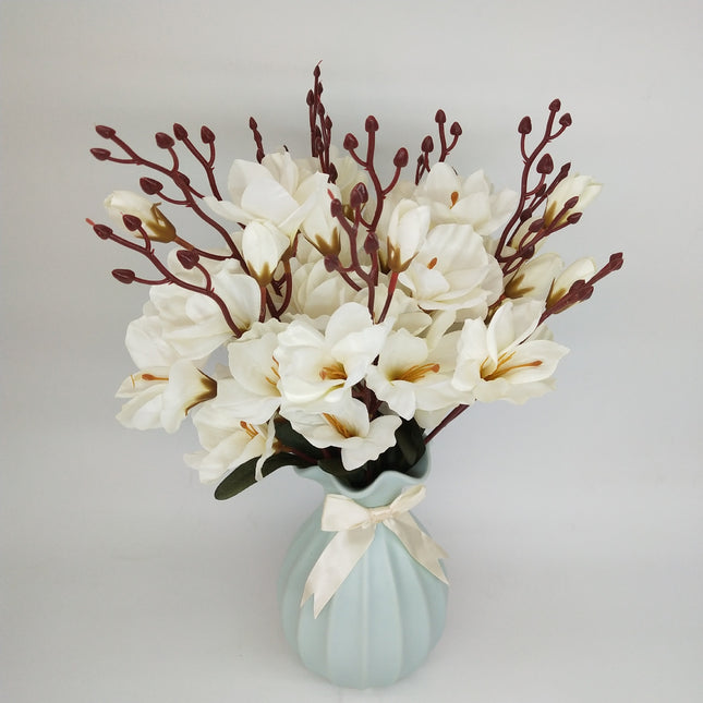 Peekaboo Studio Artificial Magnolia & Freesia Floral Wedding Decor