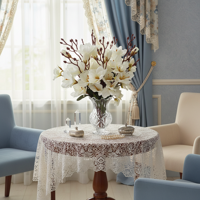 Peekaboo Studio Artificial Magnolia & Freesia Floral Wedding Decor