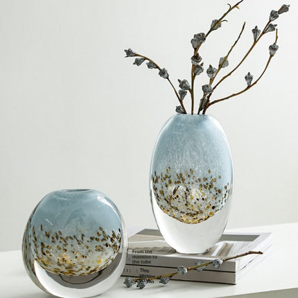 Modern Colored Glaze Vase High End Hydroponic Flower Art Table Vase Large