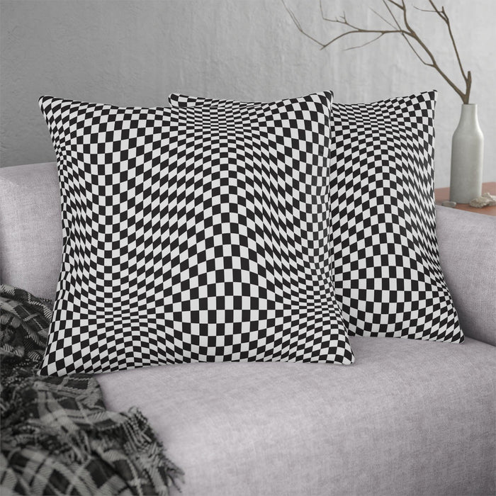 Elegant Waterproof Geometric Floral Cushion Set