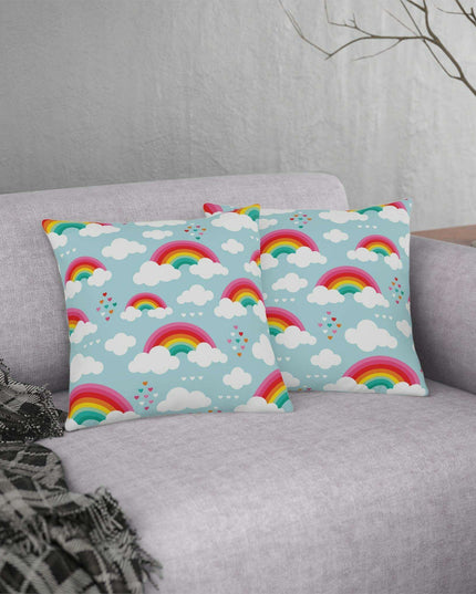 Elegant Weather-Resistant Cushion Set with Hidden Zipper Closure