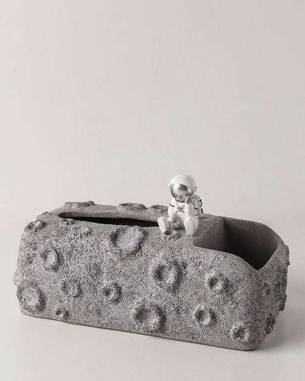 Whimsical Nordic Astronaut Resin Figurine - Unique Space-Themed Home Accent & Gift Idea