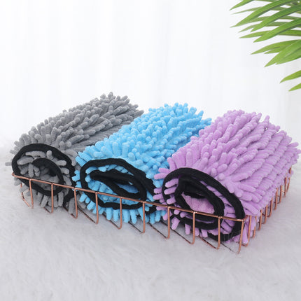 Dogs Cats Towels Super Absorbent Dog Bathrobe Microfiber Bath Towels Q