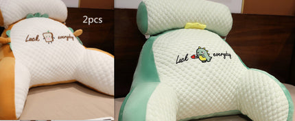 Sofa Fluffy Cushion Luncheon Pillow Triangle Reading Cushion Bedside S