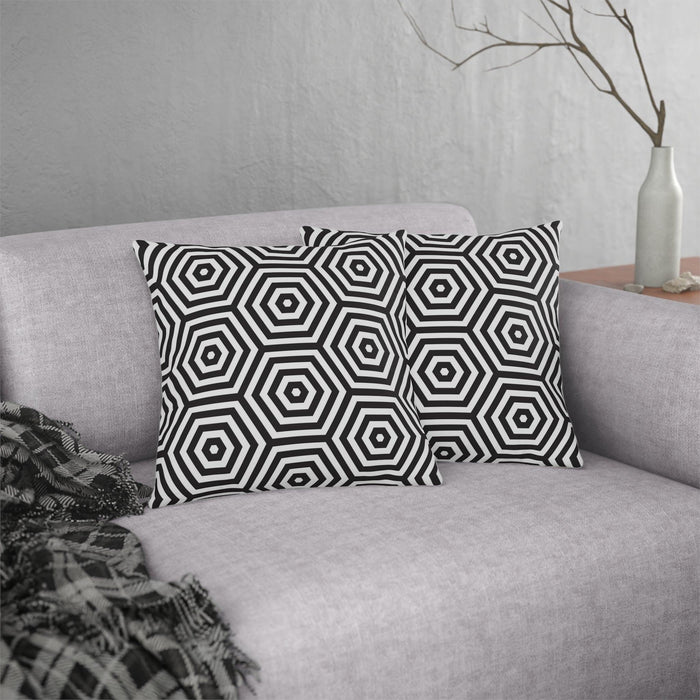 Geometric Floral Waterproof Outdoor Cushions with Easy-Clean Technology