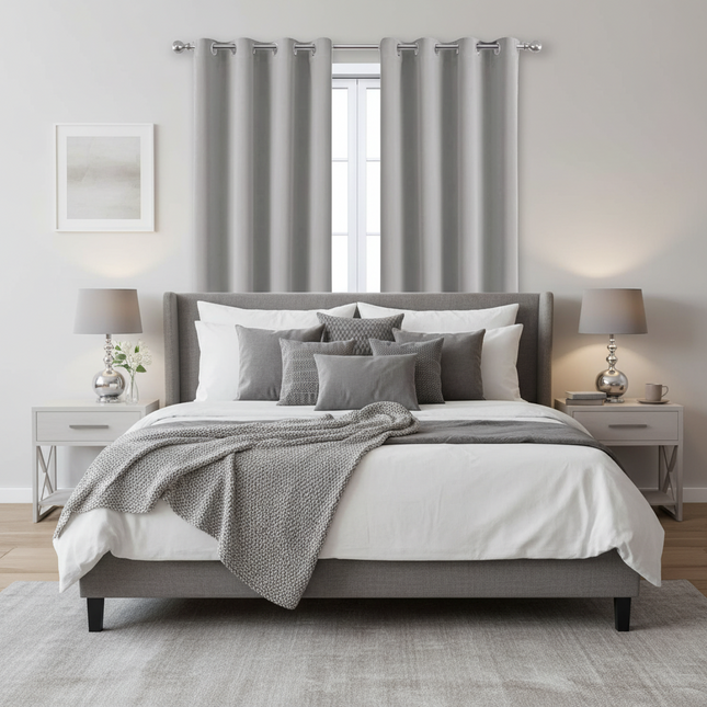 Peekaboo Studio Full Blackout Curtain with Black Lining - 1pc