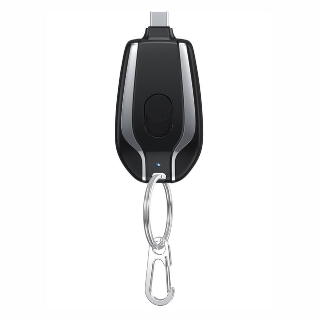 1500mAh Mini Power Emergency Pod Keychain Charger With Type-C Ultra-Co