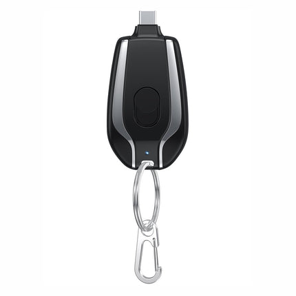 1500mAh Mini Power Emergency Pod Keychain Charger With Type-C Ultra-Co