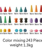 243pcs