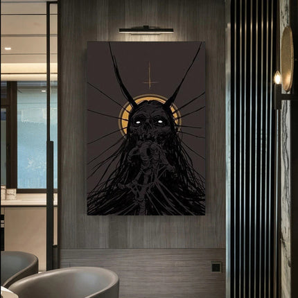 Black Monster Canvas Home Decoration Mural