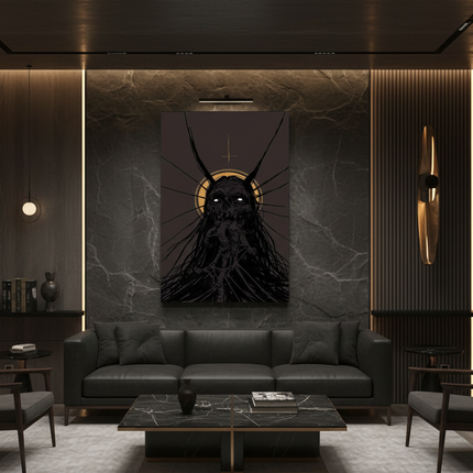 Black Monster Canvas Home Decoration Mural