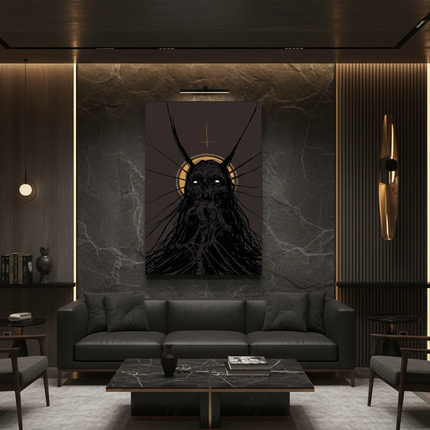 Black Monster Canvas Home Decoration Mural