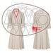 Acrylic Neckline Template Ruler - Essential Tool for Fashion Design and Pattern Creation