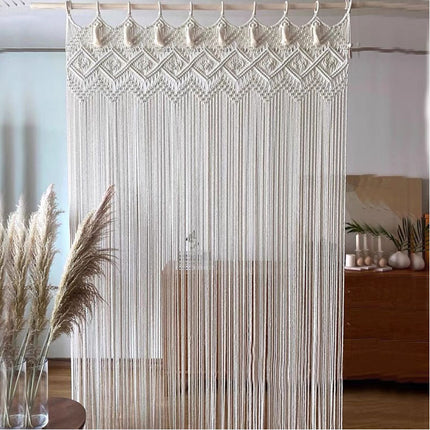 Ins Handmade Rope Woven Curtain Hallway Covering Curtain Line