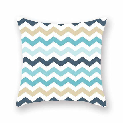 Bright color geometric pillow cushion cover